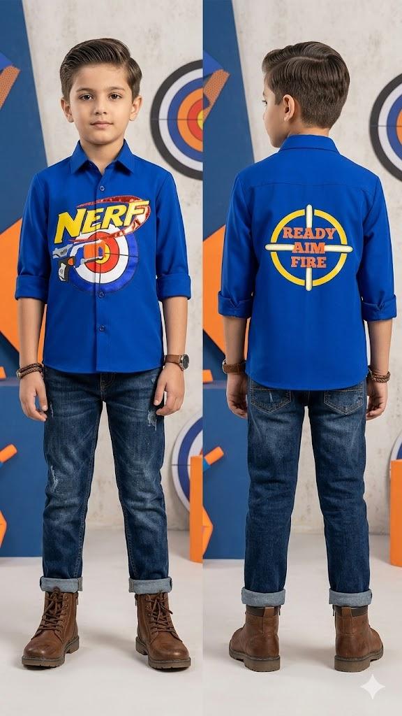 LED NERF Ready Aim Fire Shirt