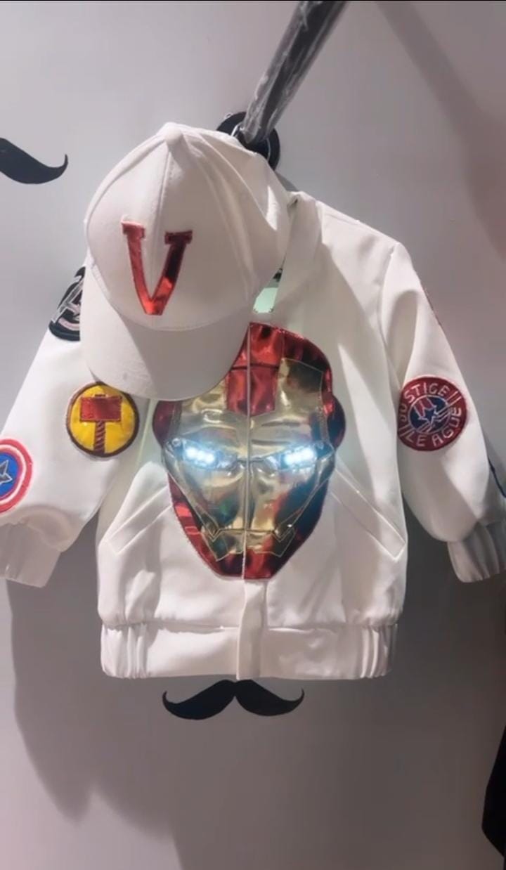 LED IRON-MAN JACKET(WHITE)