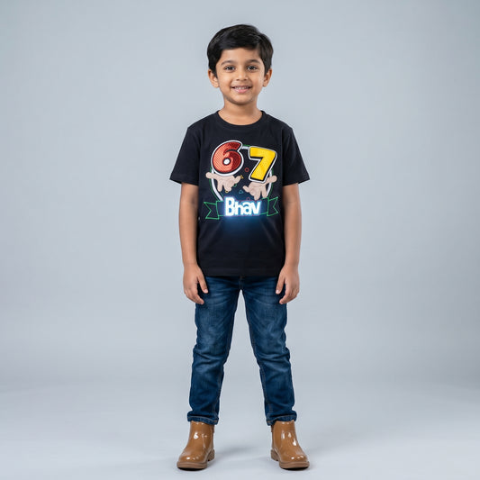 67 LED Custom Name Tee