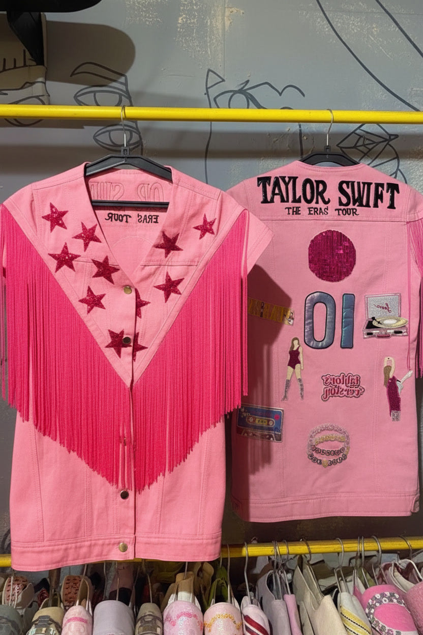 The Eras Tour Fringe Vest & Skirt Set