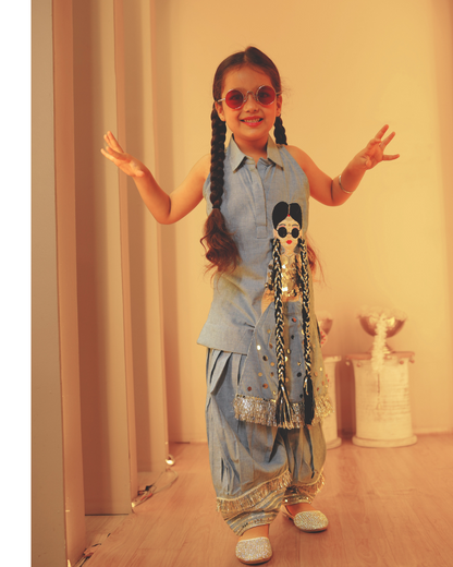 DENIM PATIALA POP