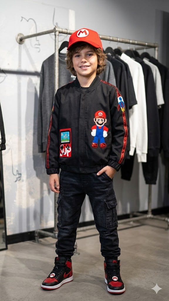 Super Mario Bomber Jacket