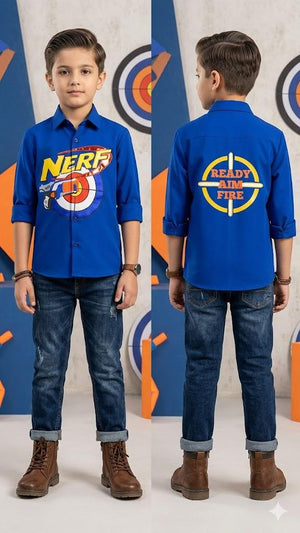 LED NERF Ready Aim Fire Shirt