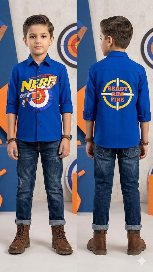 LED NERF Ready Aim Fire Shirt