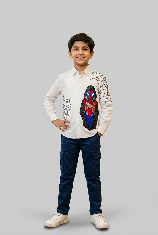 SPIDER DARK-WEB  LED SHIRT