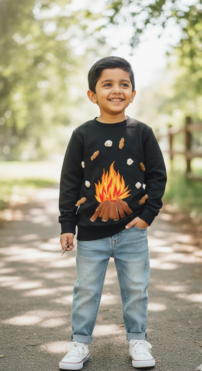PEANUTS & POPCORN DIY SWEATSHIRT