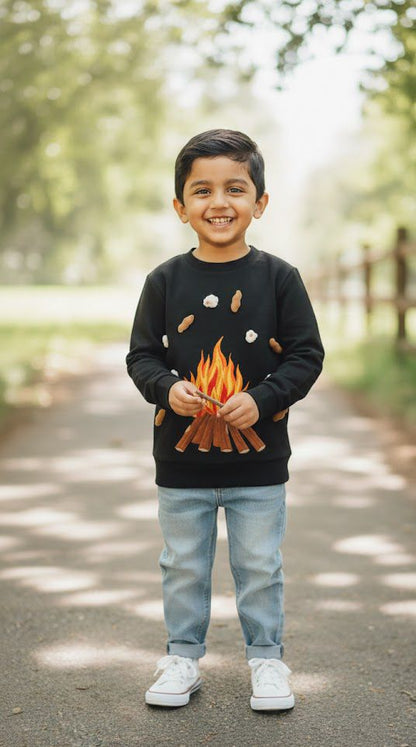 PEANUTS & POPCORN DIY SWEATSHIRT