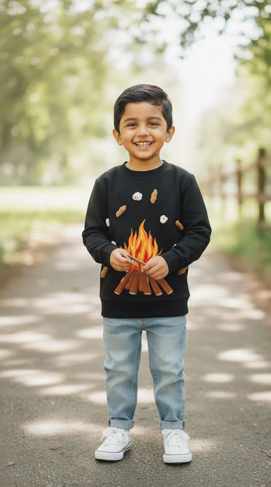 PEANUTS & POPCORN DIY SWEATSHIRT