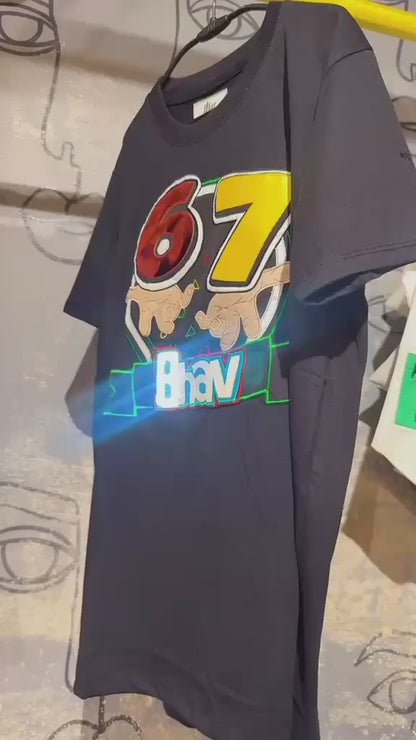 67 LED Custom Name Tee